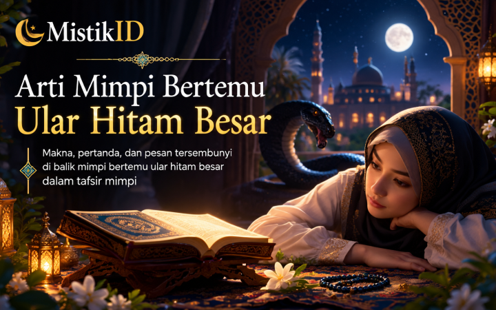 Arti Mimpi Bertemu Ular Hitam Besar