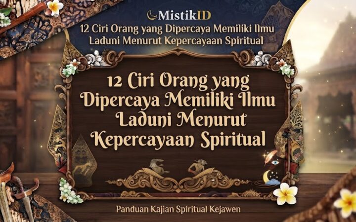 12 Ciri Orang yang Dipercaya Memiliki Ilmu Laduni Menurut Kepercayaan Spiritual